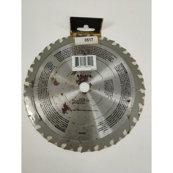 DeWalt DWA31724D 7-1/4" 24T 2X SP Demolition Saw Blade Circular Framing 7000RPM - Picture 5 of 10